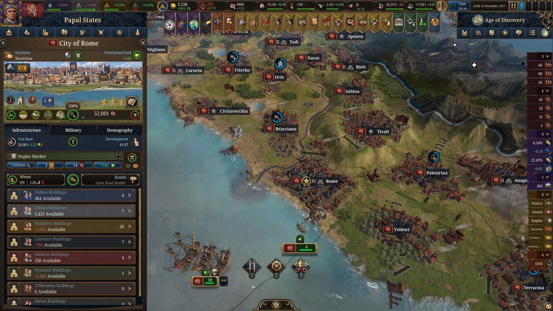 Europa Universalis V: Fate of the Phoenix - główny screenshot z gry
