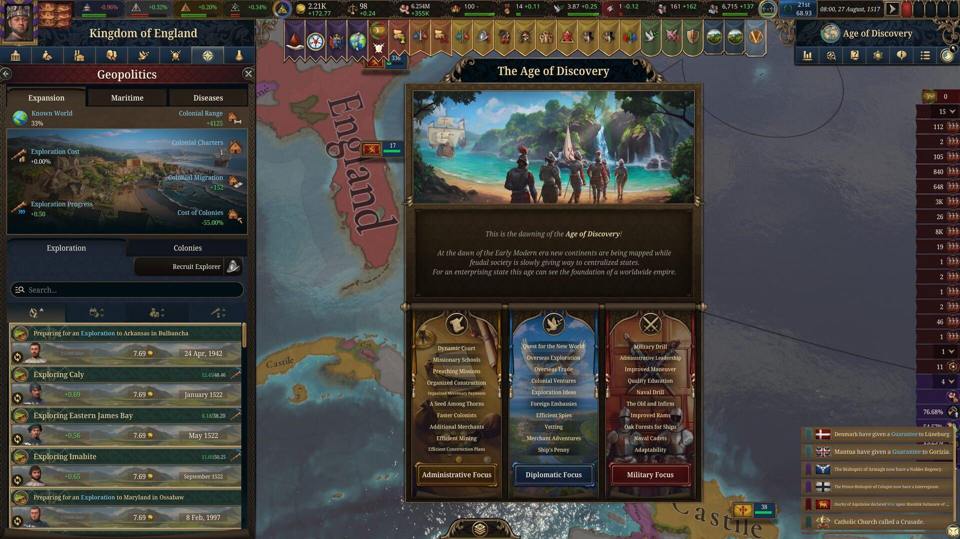 Europa Universalis V: Fate of the Phoenix - obrazek z gry