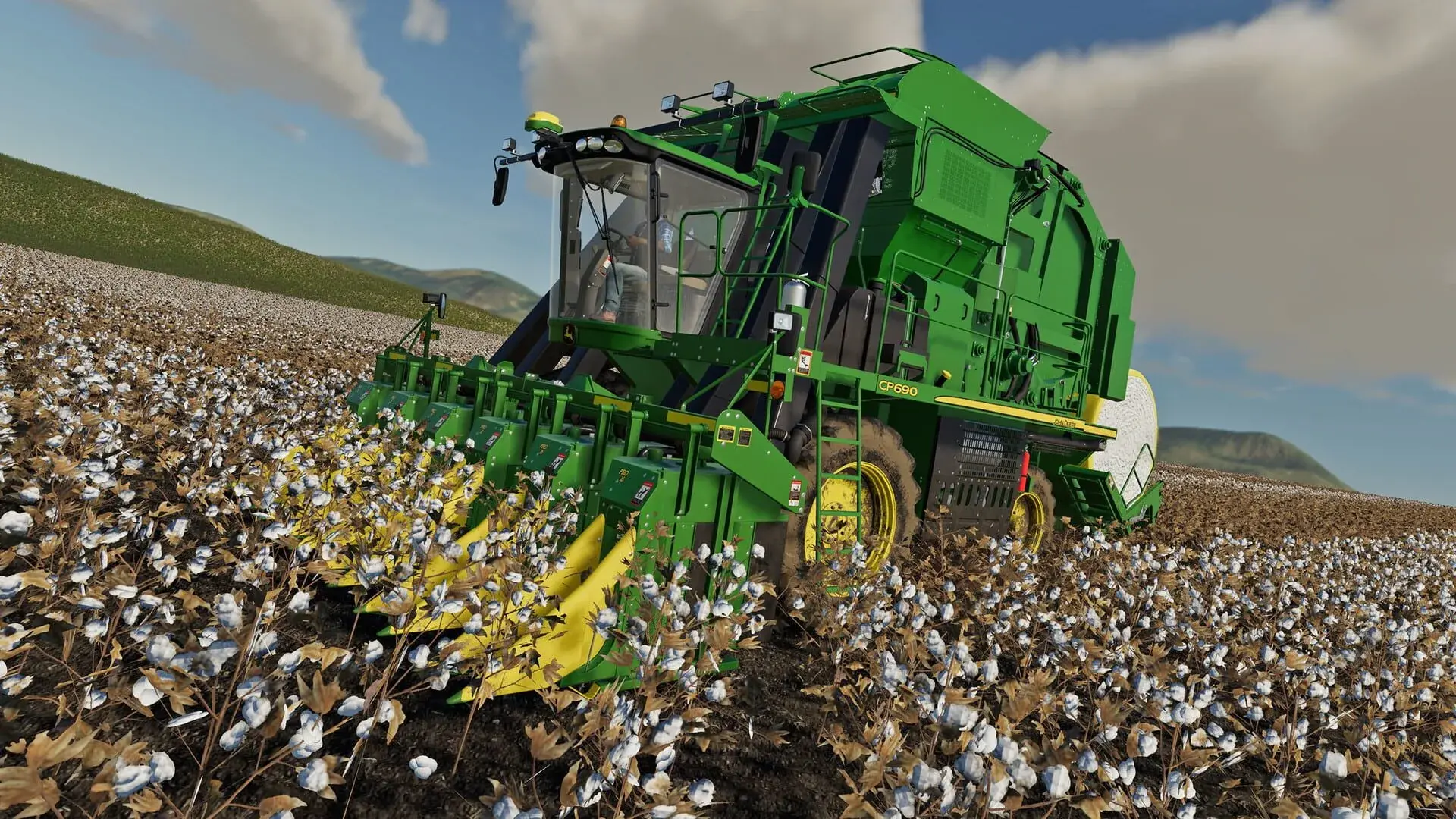 Farming Simulator 19: John Deere Cotton DLC - główny screenshot z gry