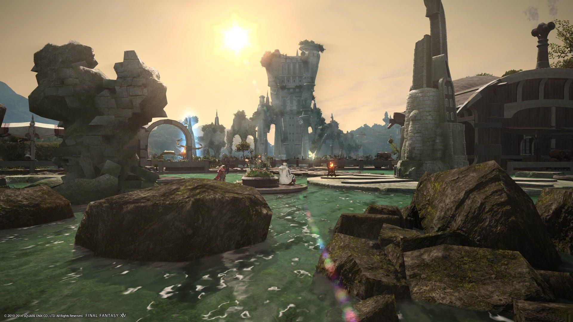 Final Fantasy XIV Online - główny screenshot z gry