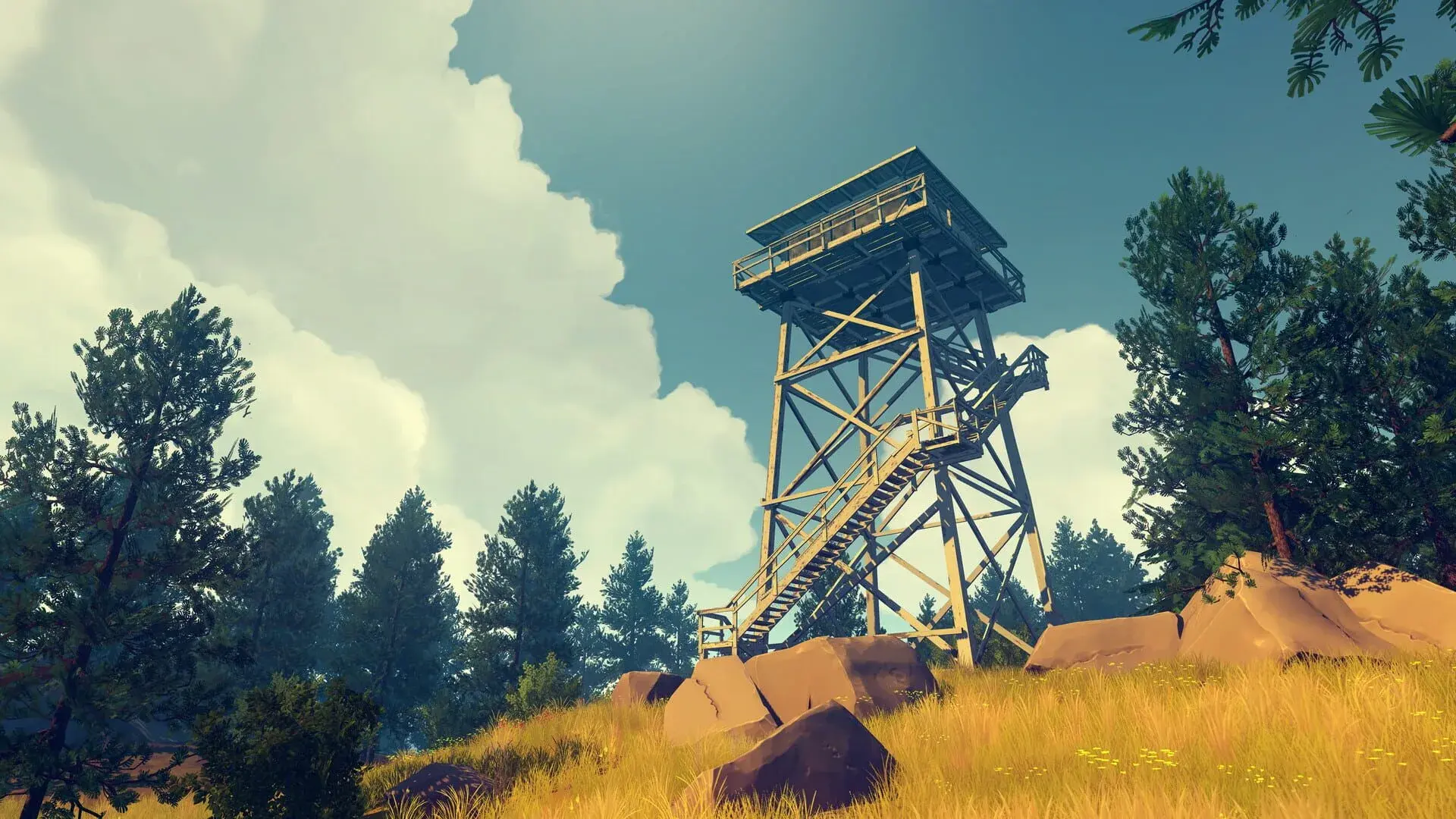 Firewatch - gameplay screenshot