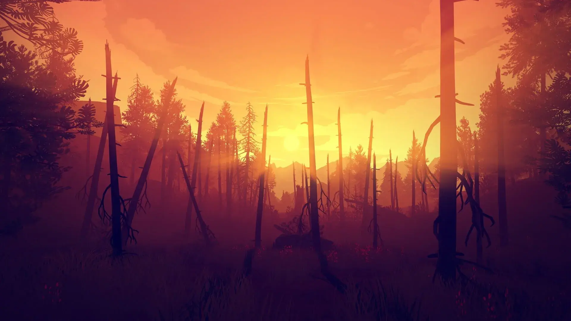 Firewatch - obrazek z gry