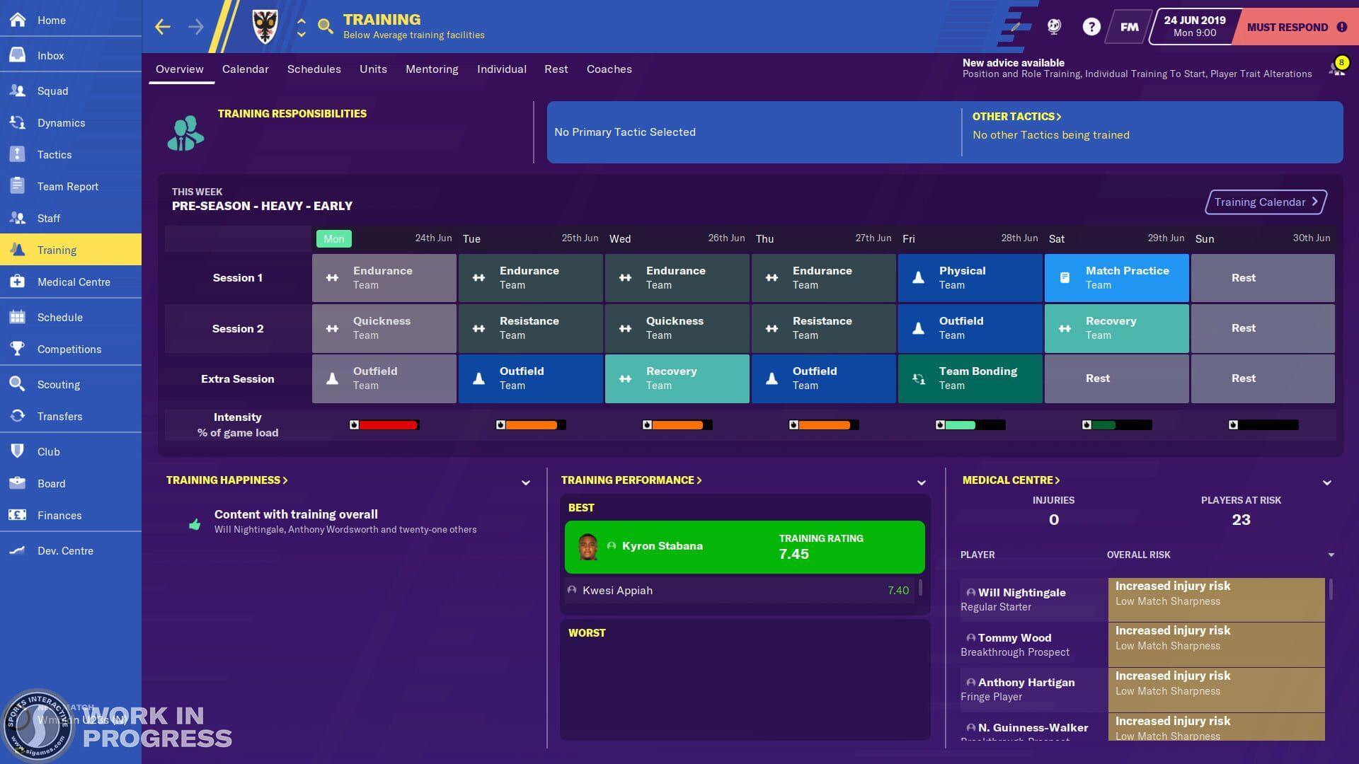 Football Manager 2020 - główny screenshot z gry