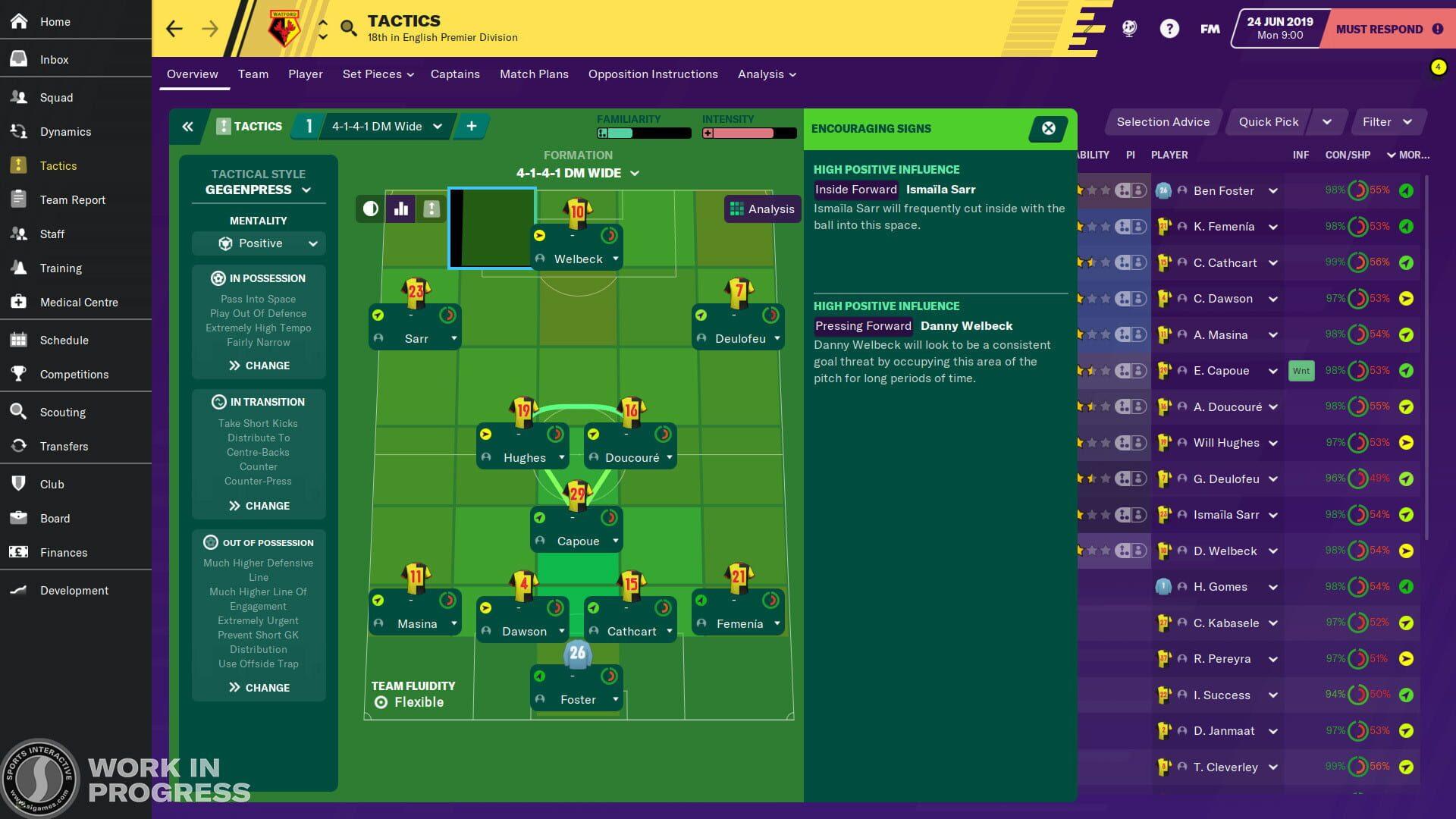 Football Manager 2020 - świat gry, lokacja