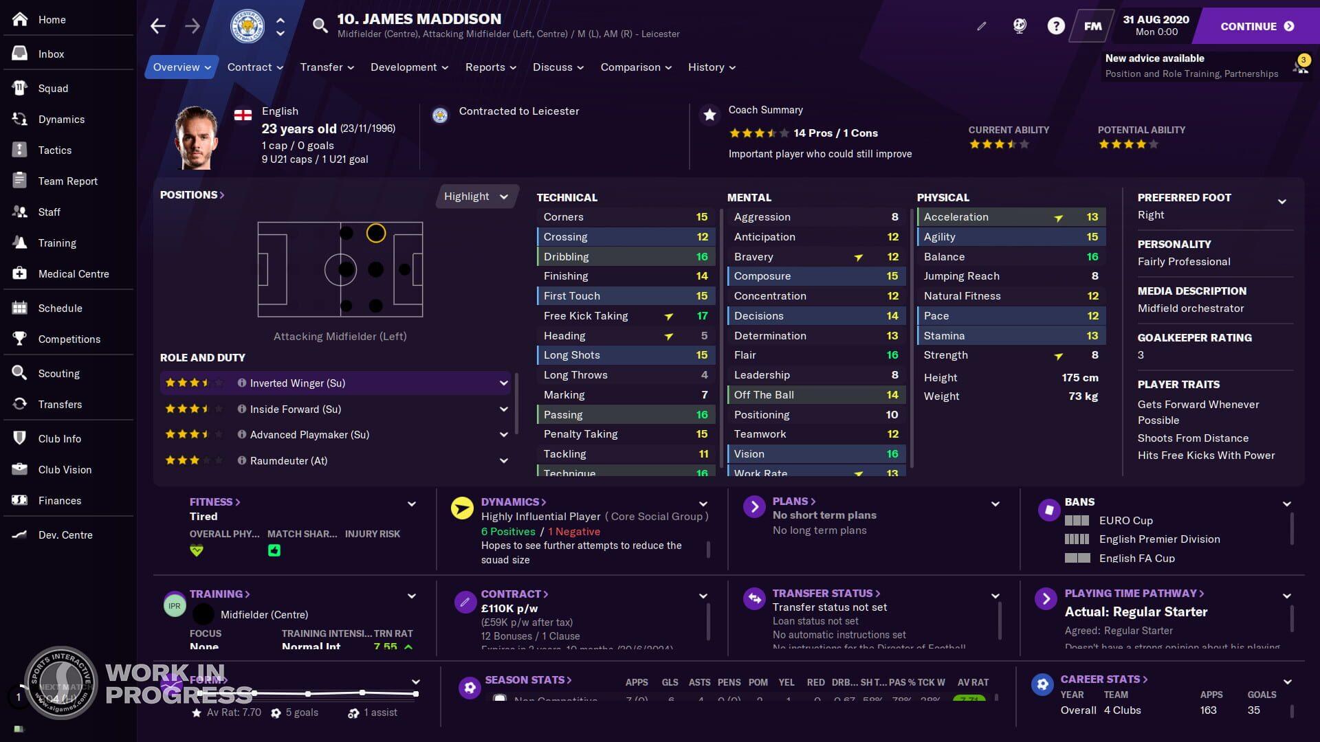 Football Manager 2021 - screenshot wysokiej jakości