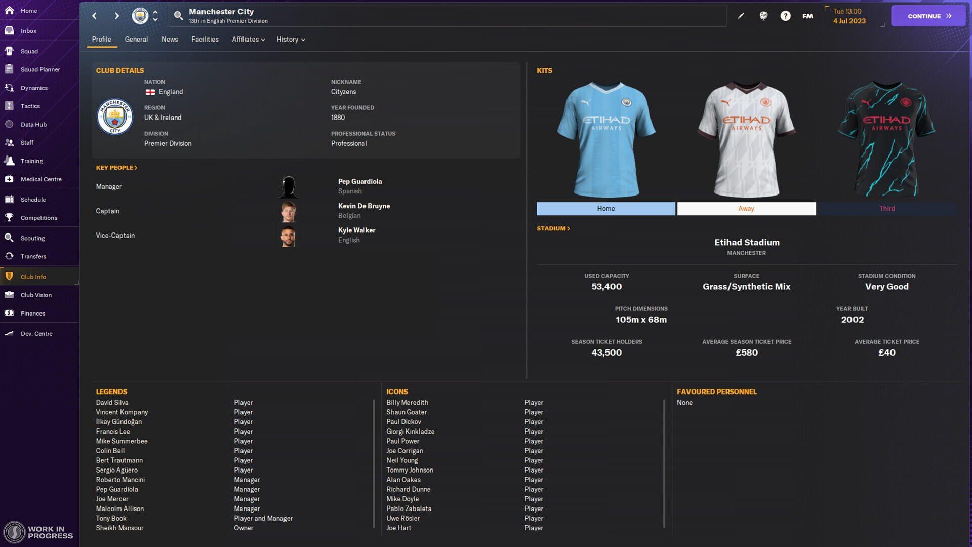 Football Manager 2024 - akcja w grze