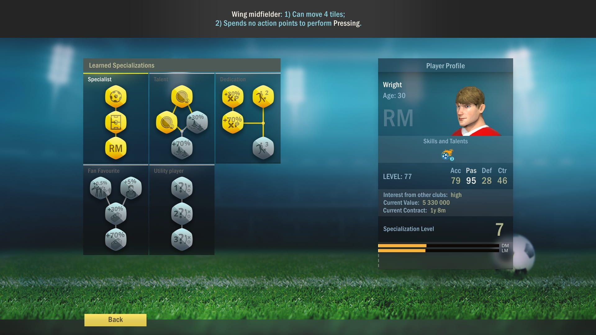 Football, Tactics & Glory - gameplay screenshot