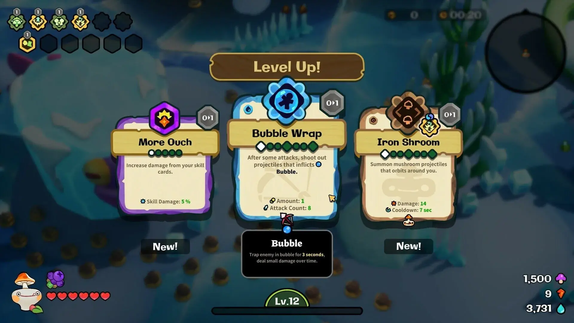 Funguys Swarm - świat gry, lokacja