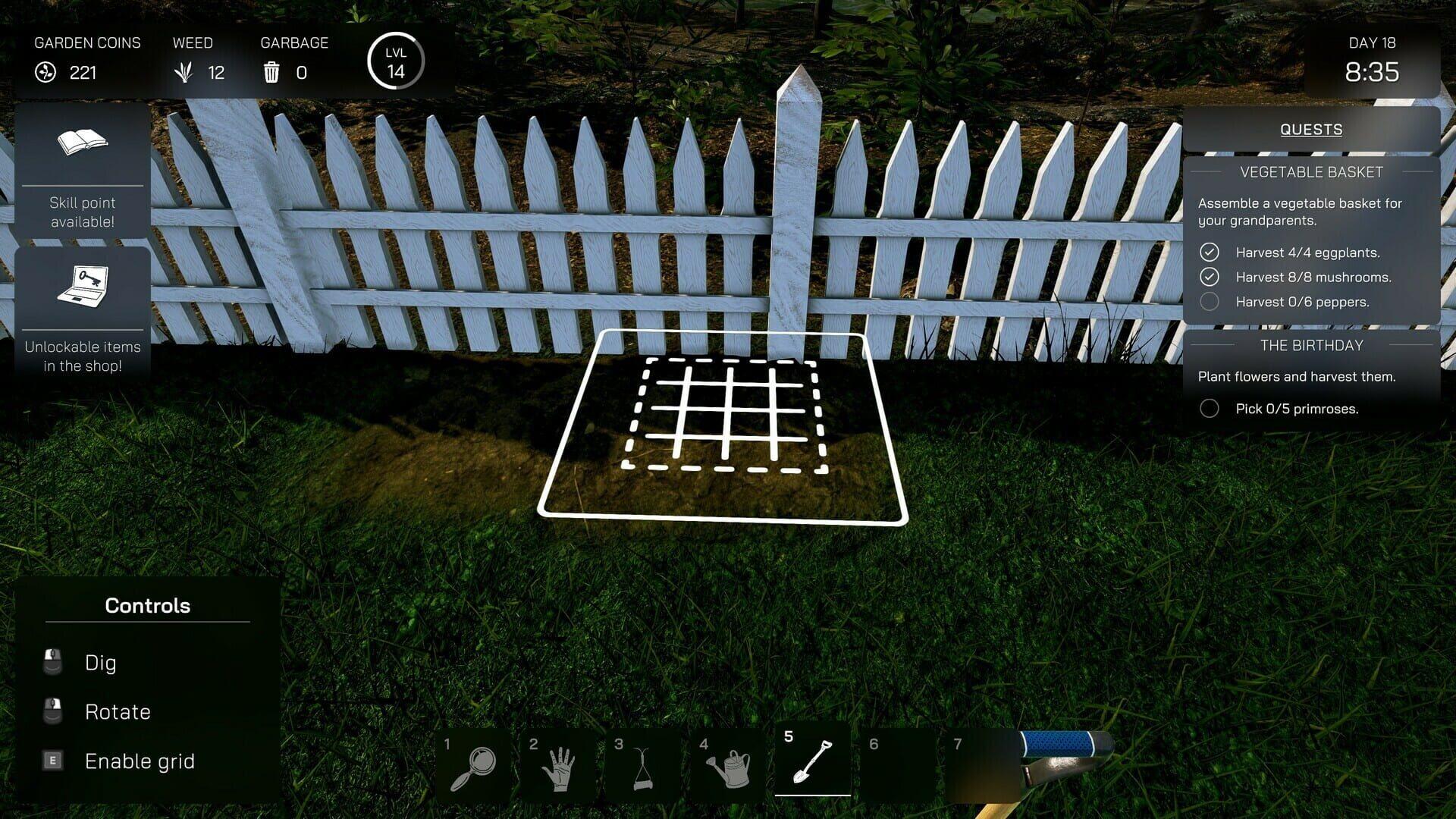 Garden Simulator - główny screenshot z gry