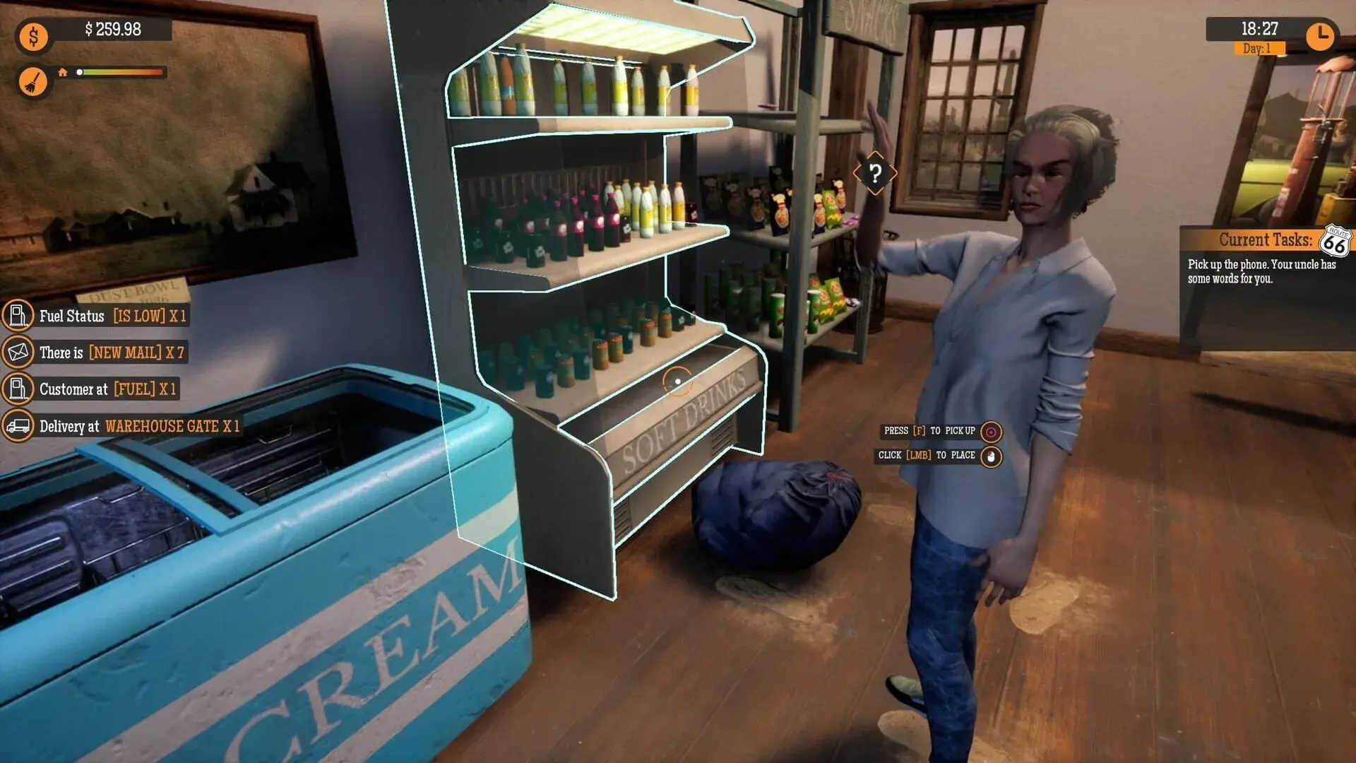 Gas Station Simulator - główny screenshot z gry
