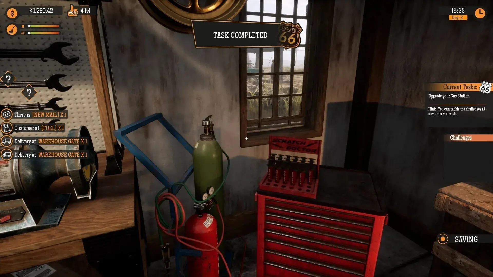 Gas Station Simulator - świat gry, lokacja