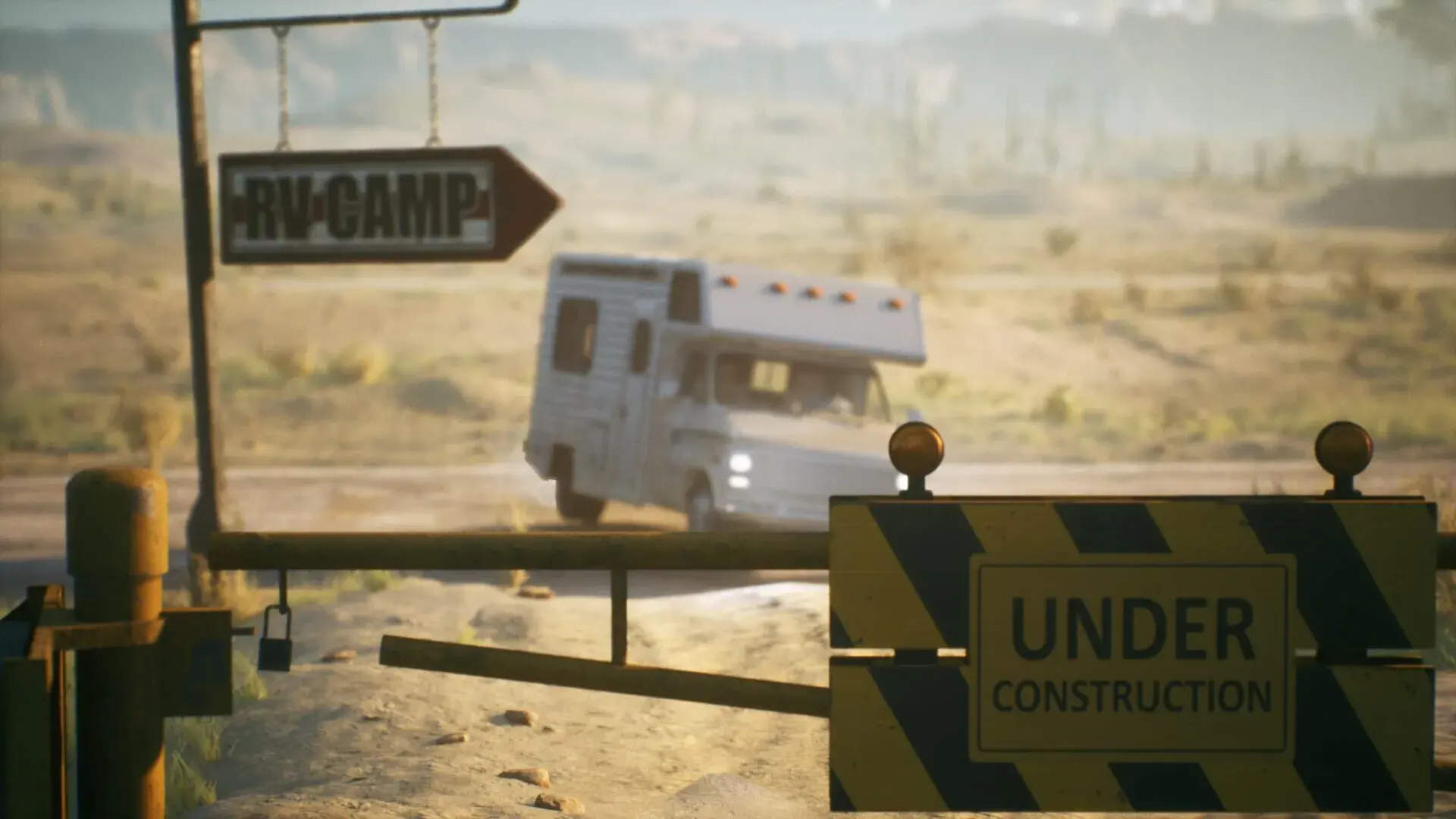 Gas Station Simulator: RV Camp - świat gry, lokacja