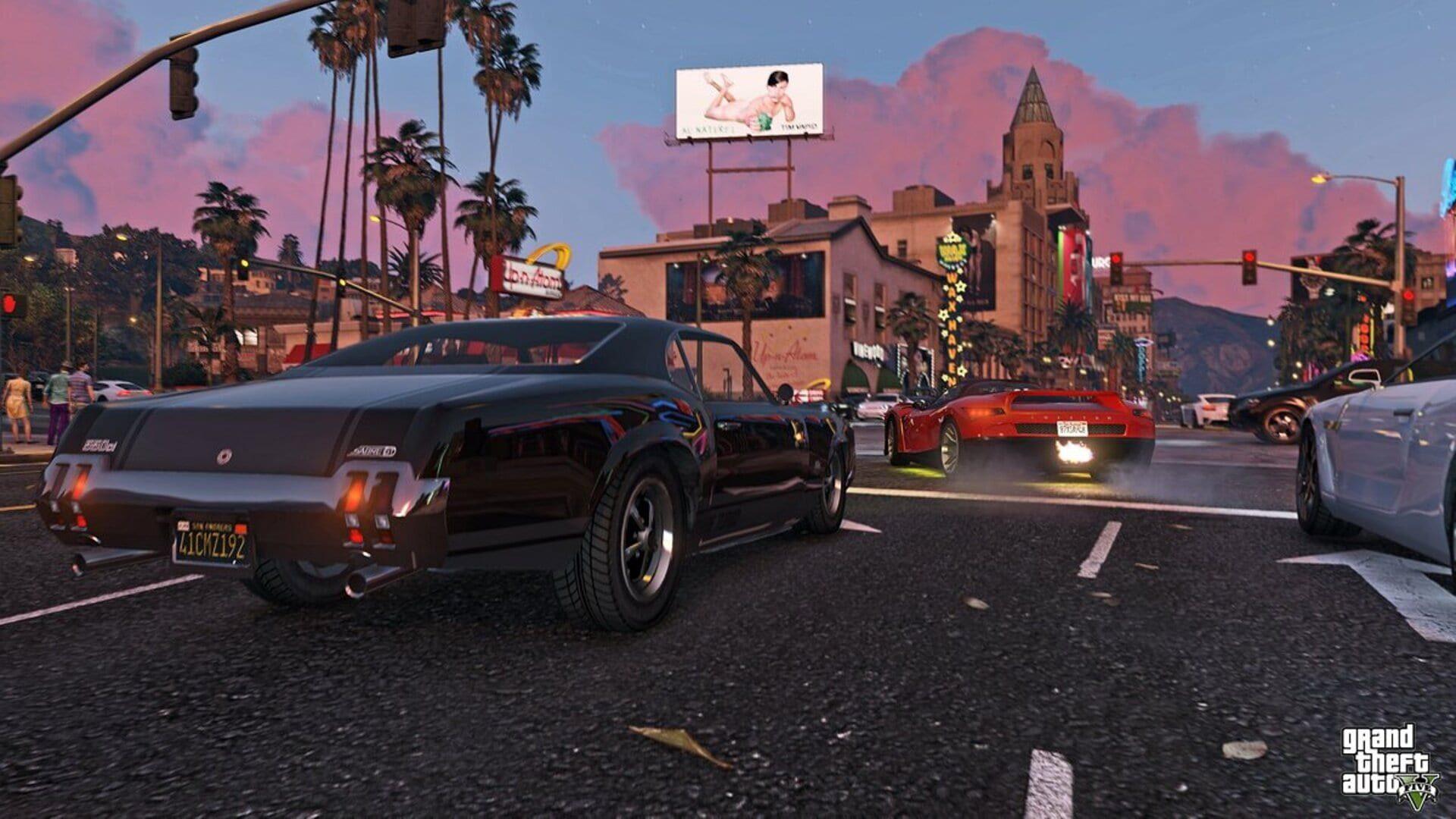 Grand Theft Auto V - akcja w grze