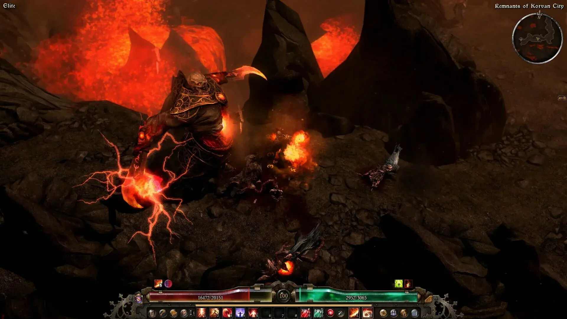 Grim Dawn: Forgotten Gods - akcja w grze