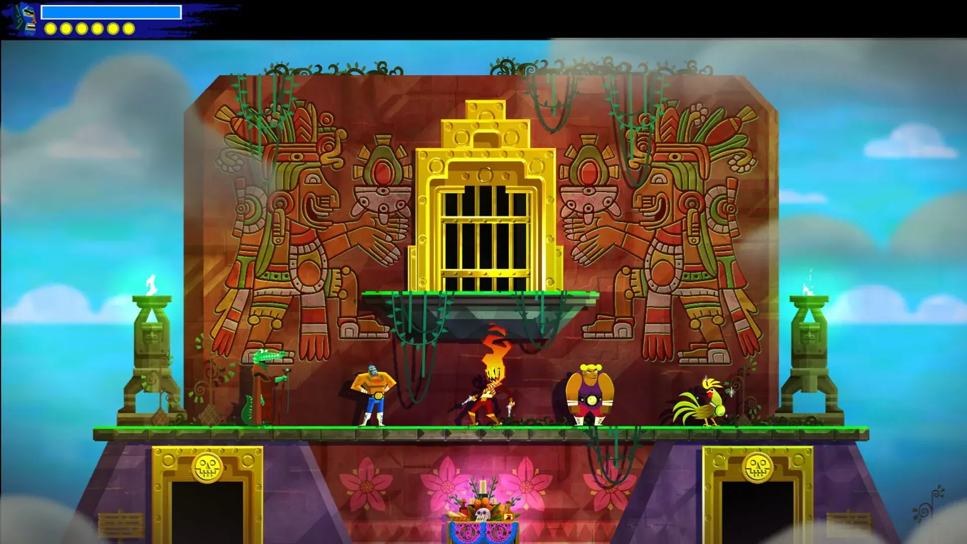 Guacamelee! 2: The Proving Grounds - główny screenshot z gry