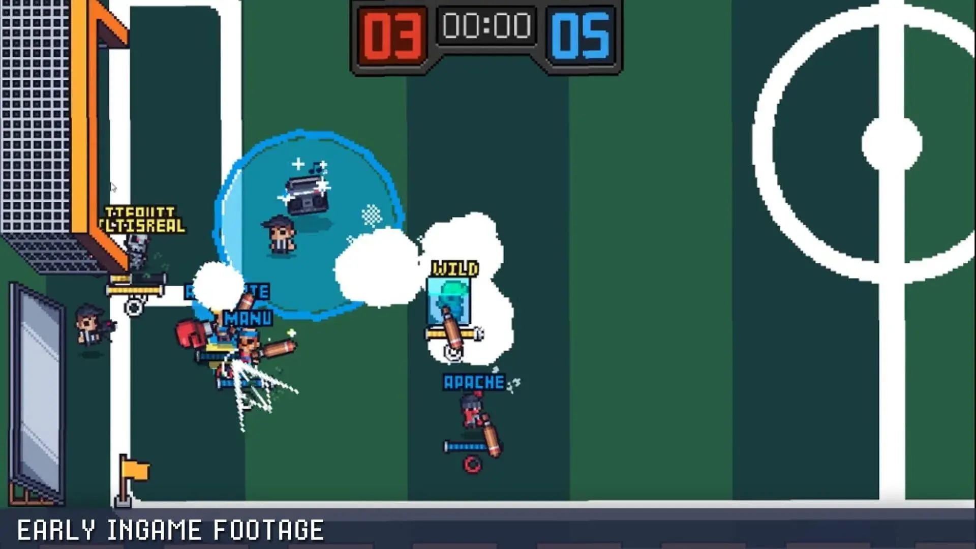 Guts 'n Goals - gameplay screenshot