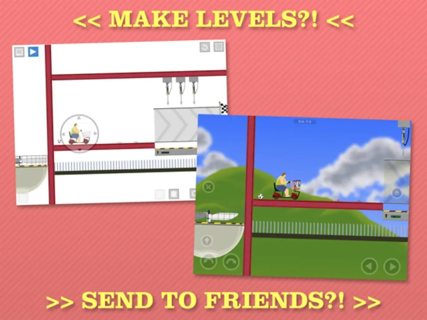 Happy Wheels - akcja w grze