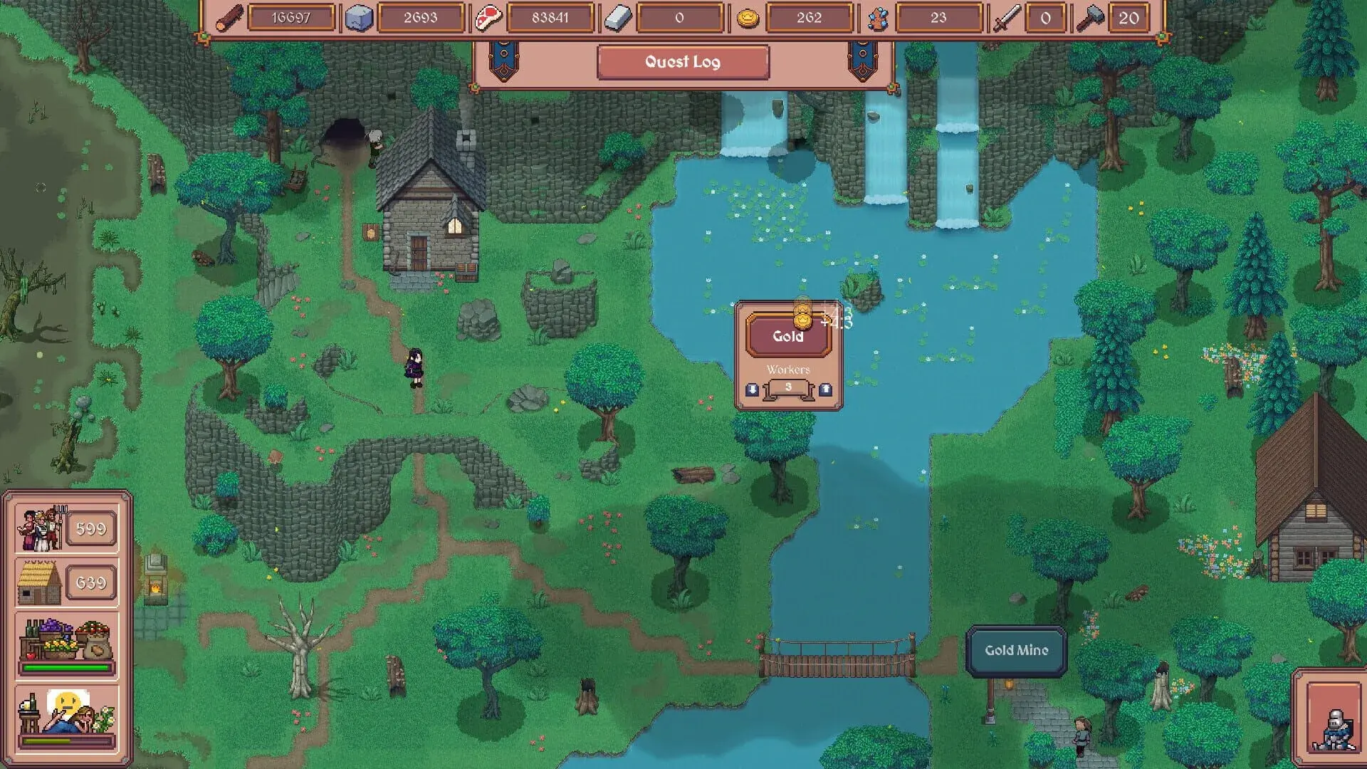 Hearth and Hamlet - gameplay screenshot