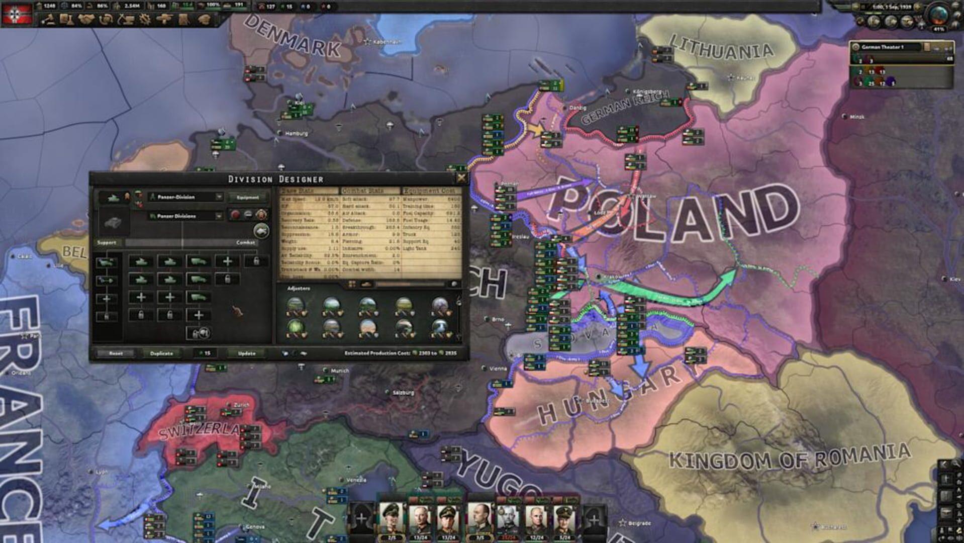 Hearts of Iron IV - główny screenshot z gry