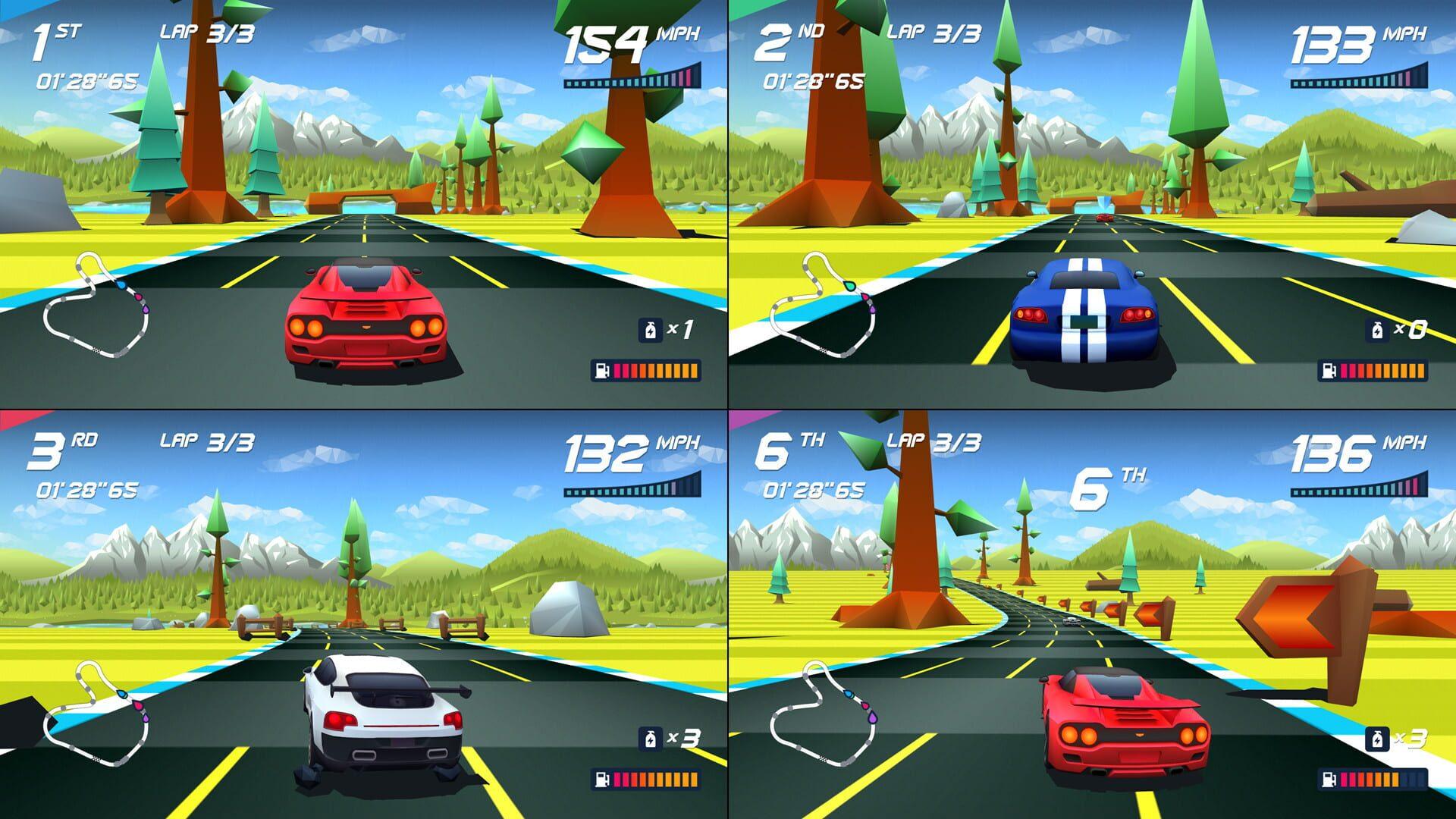 Horizon Chase Turbo - świat gry, lokacja