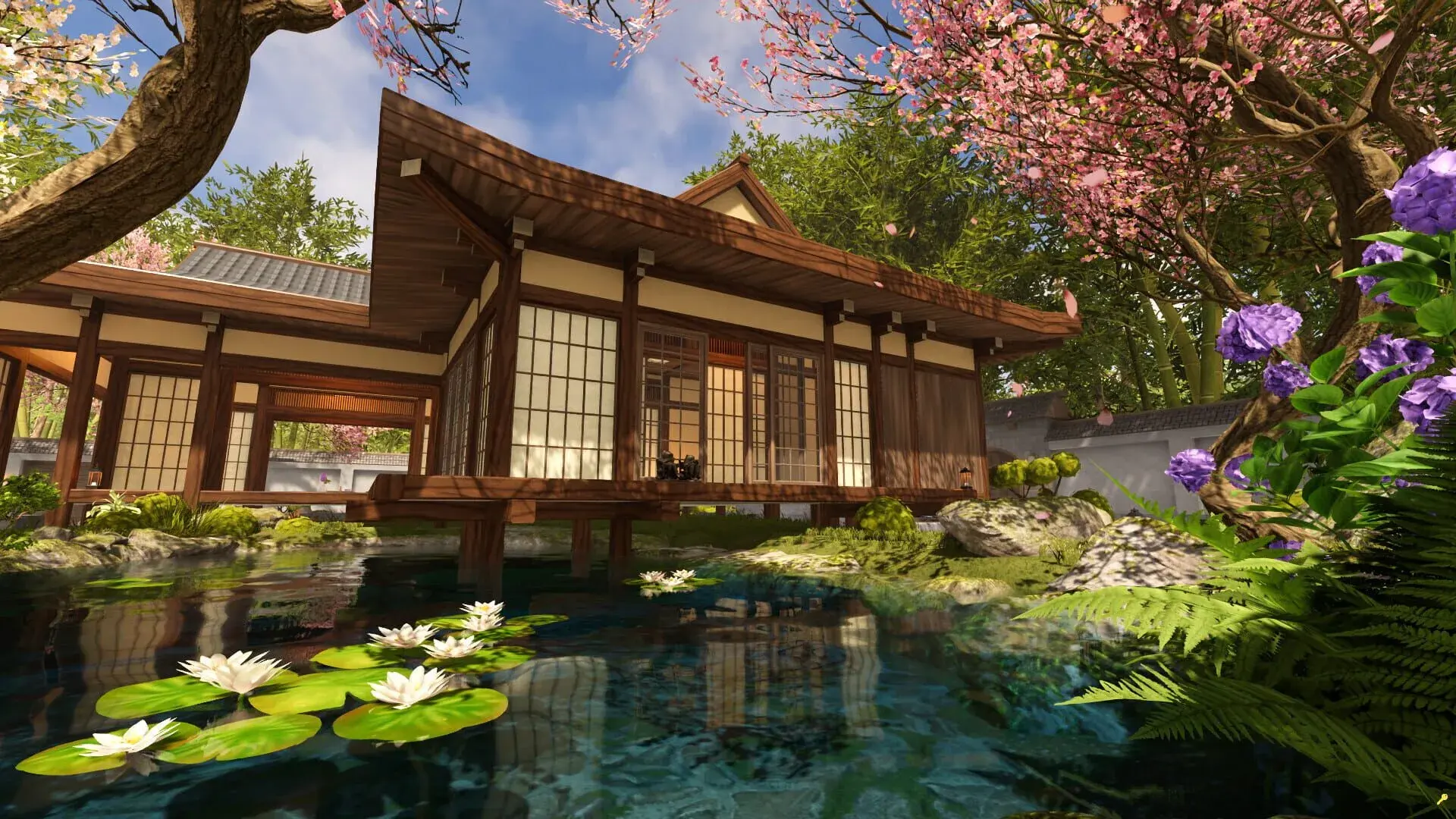 House Flipper 2: Sakura DLC - główny screenshot z gry