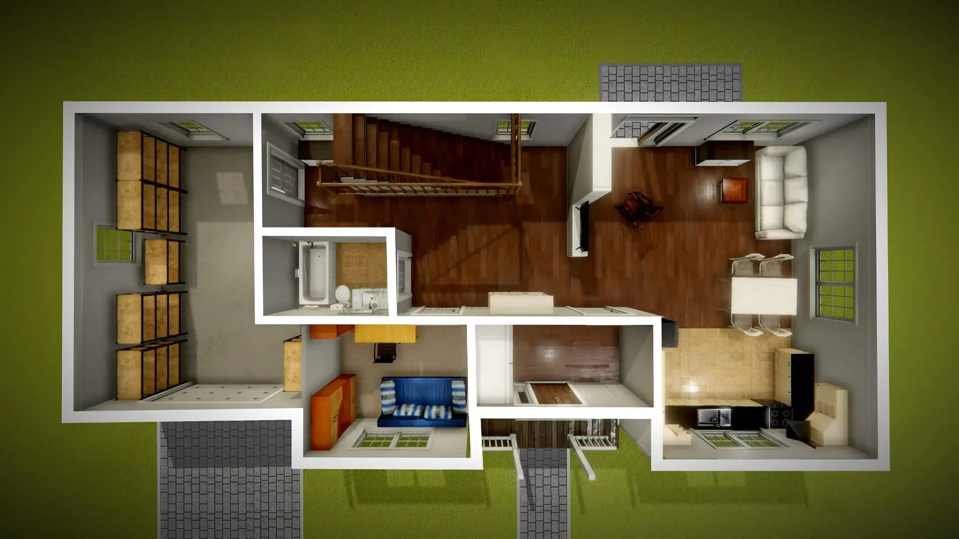House Flipper (Xbox Series & PC) - świat gry, lokacja