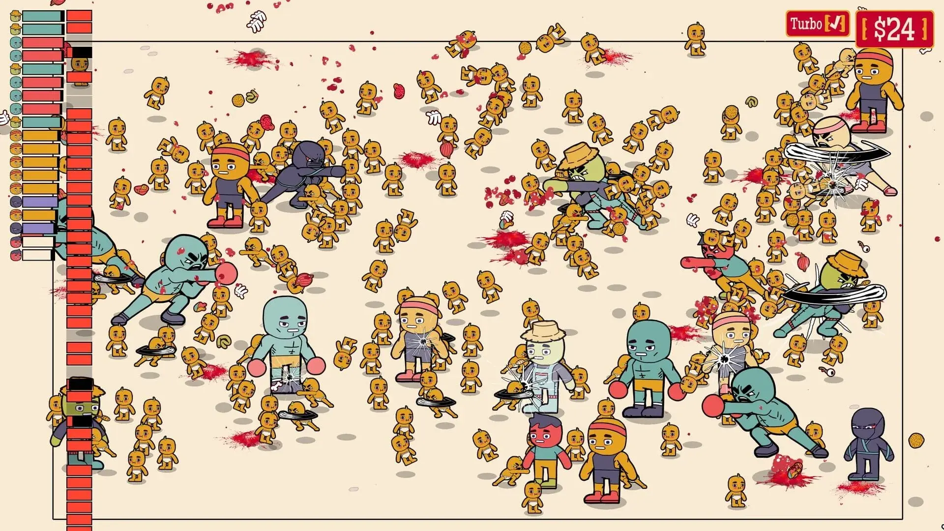 How Many Dudes? - główny screenshot z gry