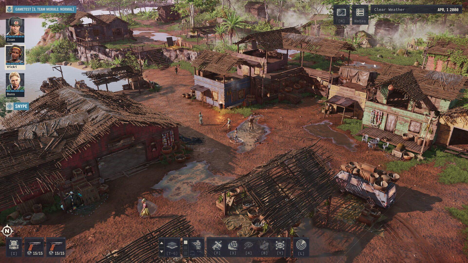 Jagged Alliance 3 - świat gry, lokacja