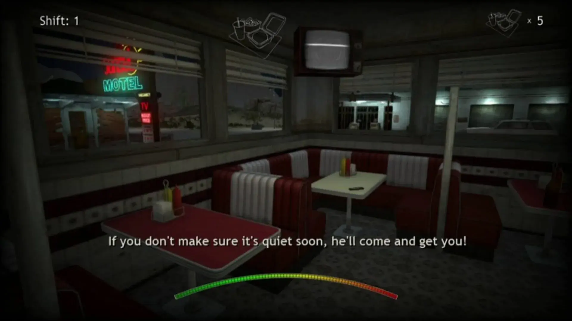 Joe's Diner - świat gry, lokacja