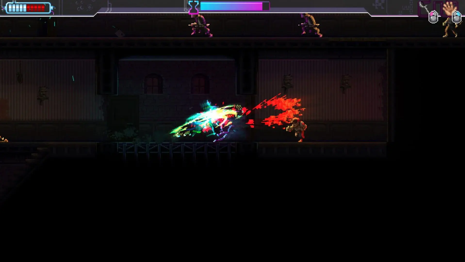 Katana Zero (Switch) - akcja w grze