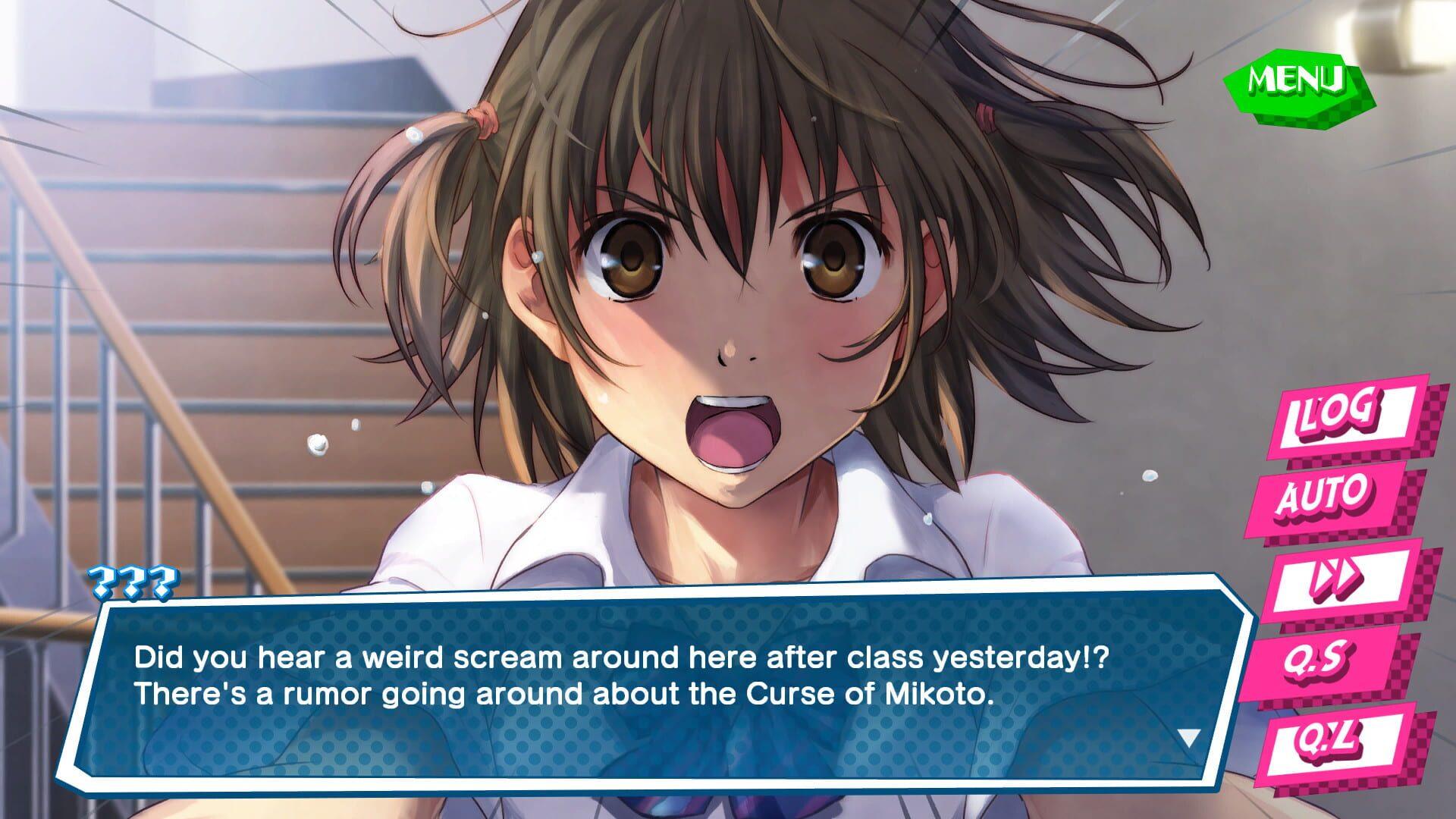 Kotodama: The 7 Mysteries of Fujisawa - akcja w grze