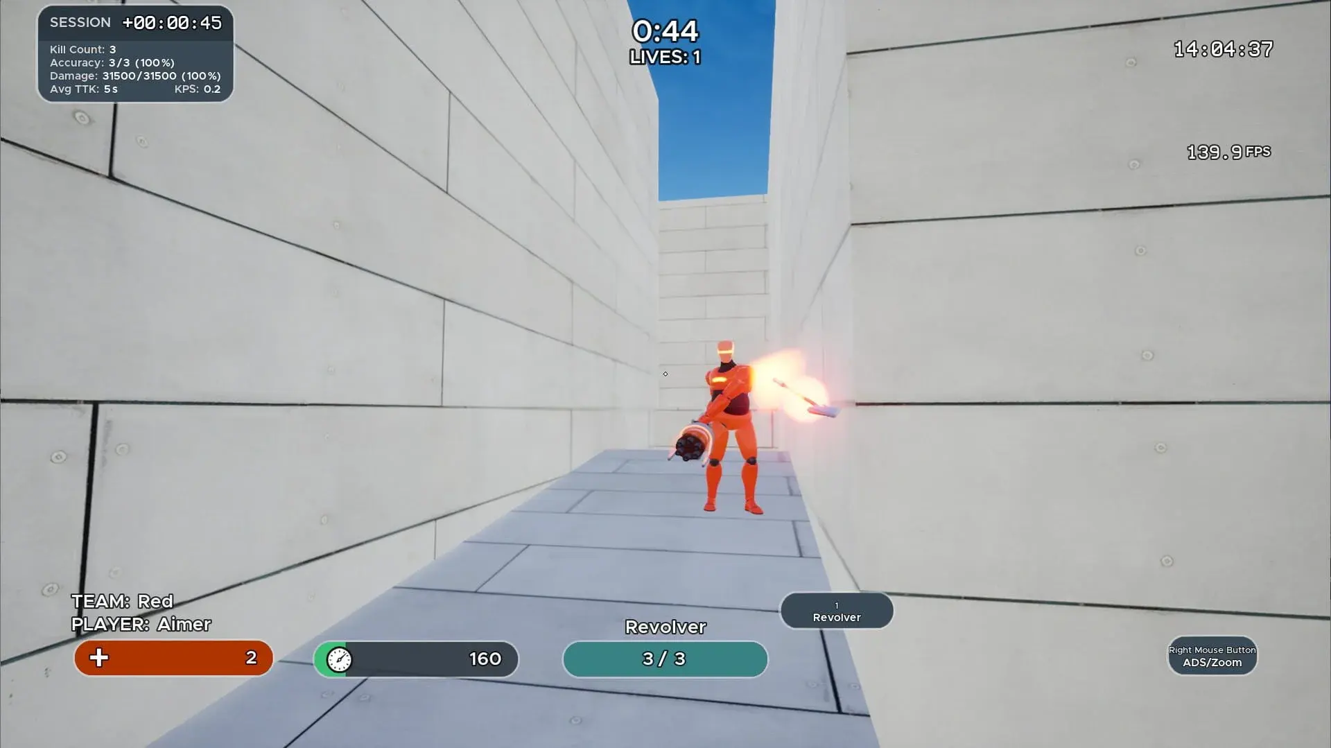 KovaaK's Aim Trainer - główny screenshot z gry