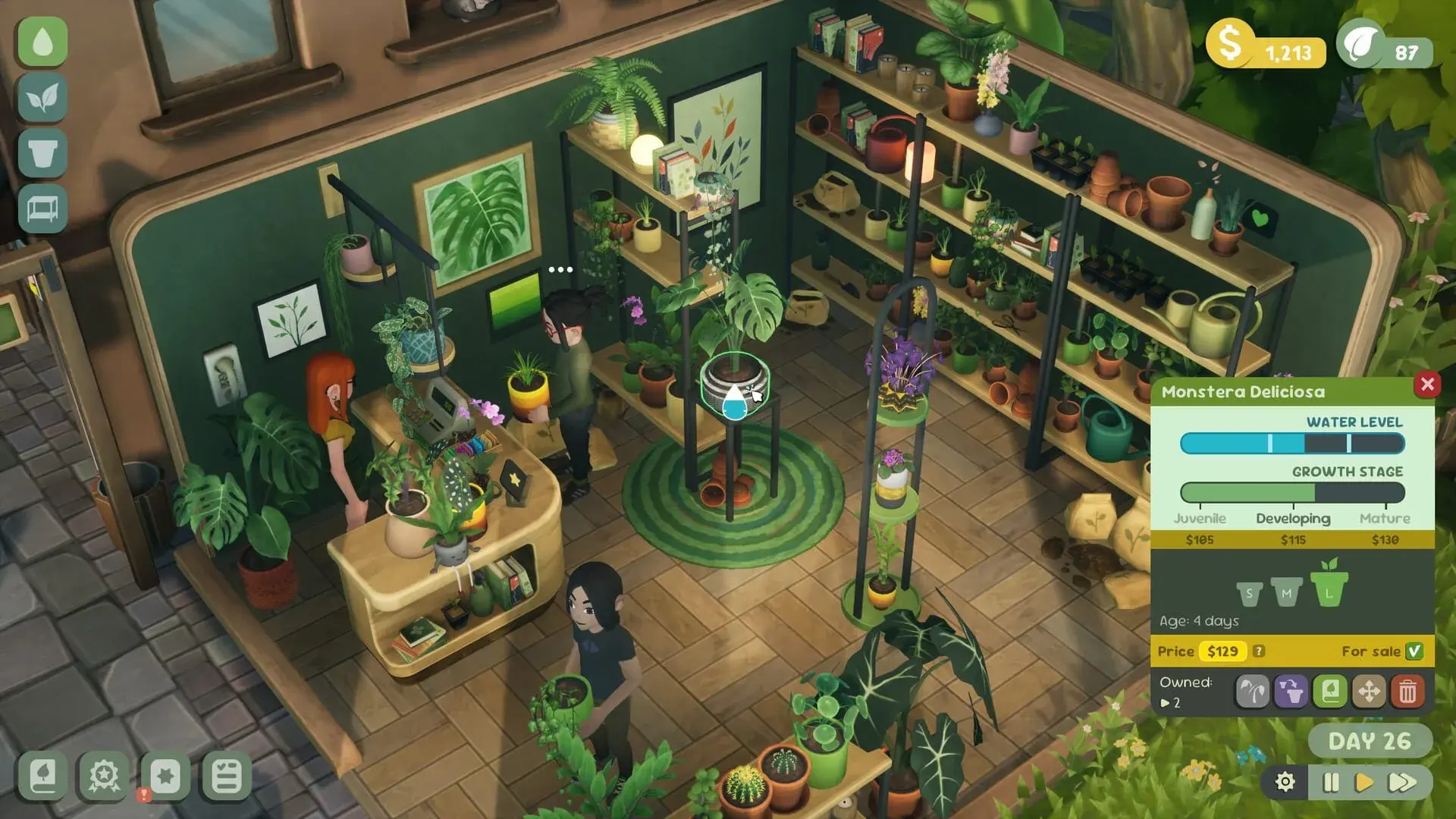 Leafy Corner - główny screenshot z gry