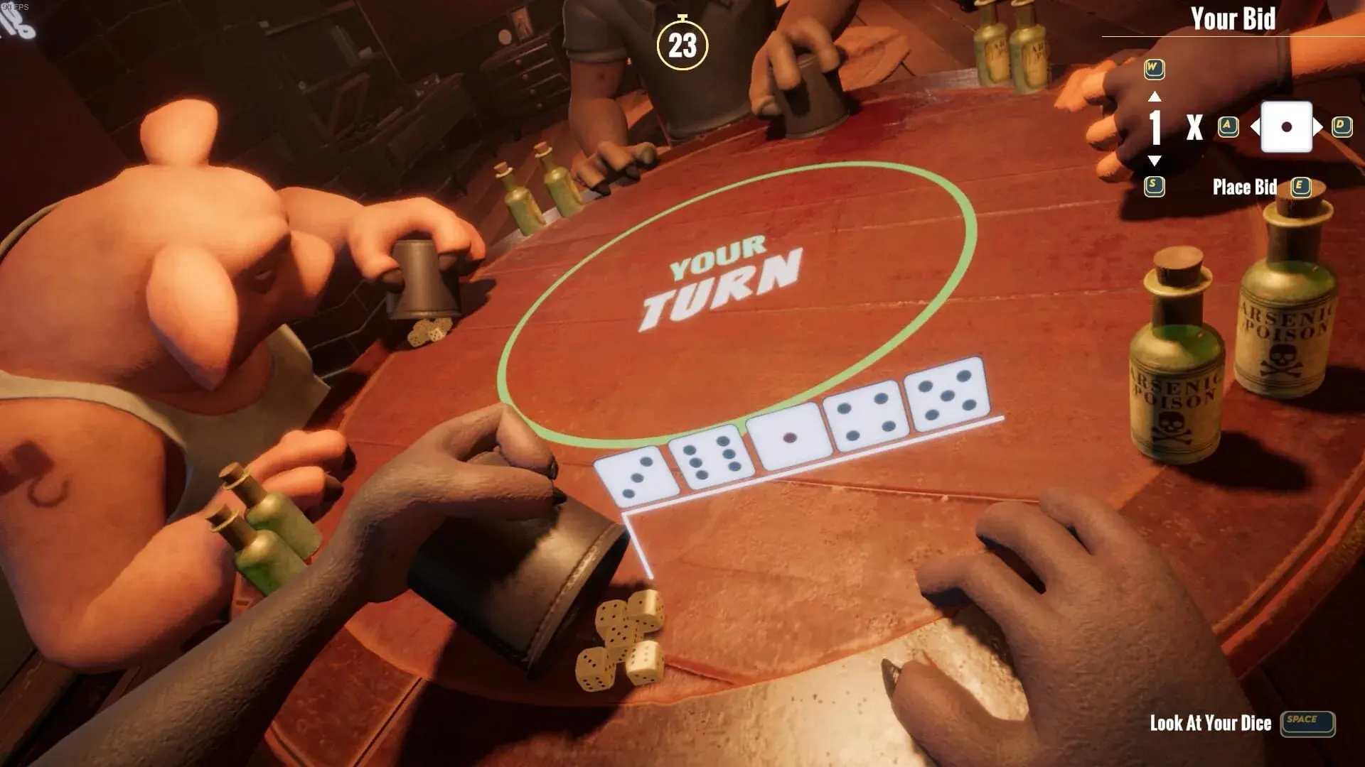 Liar's Bar - gameplay screenshot