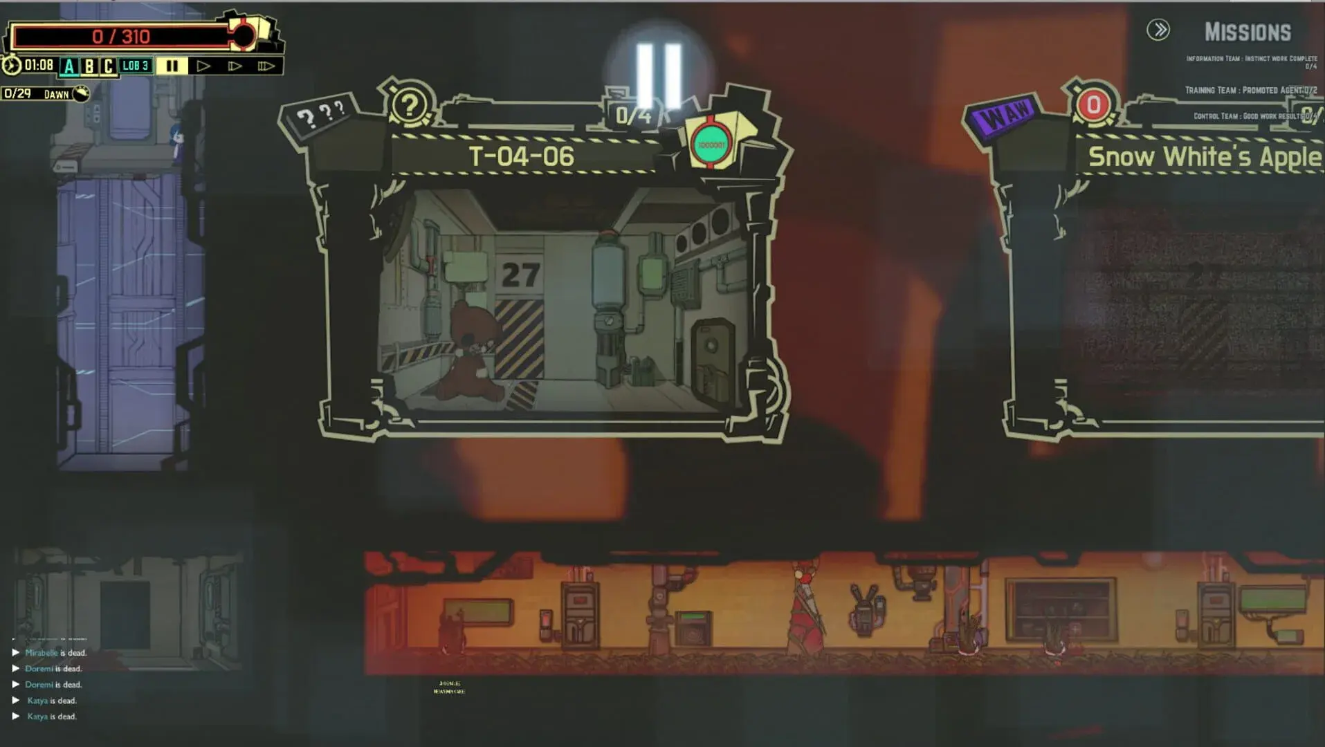 Lobotomy Corporation - gameplay screenshot