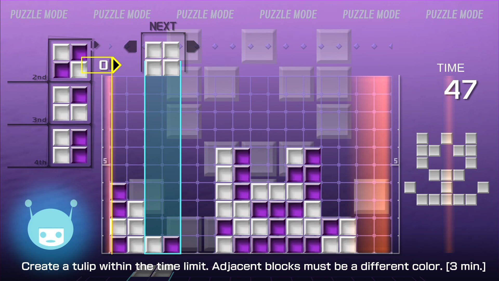 Lumines Remastered - główny screenshot z gry