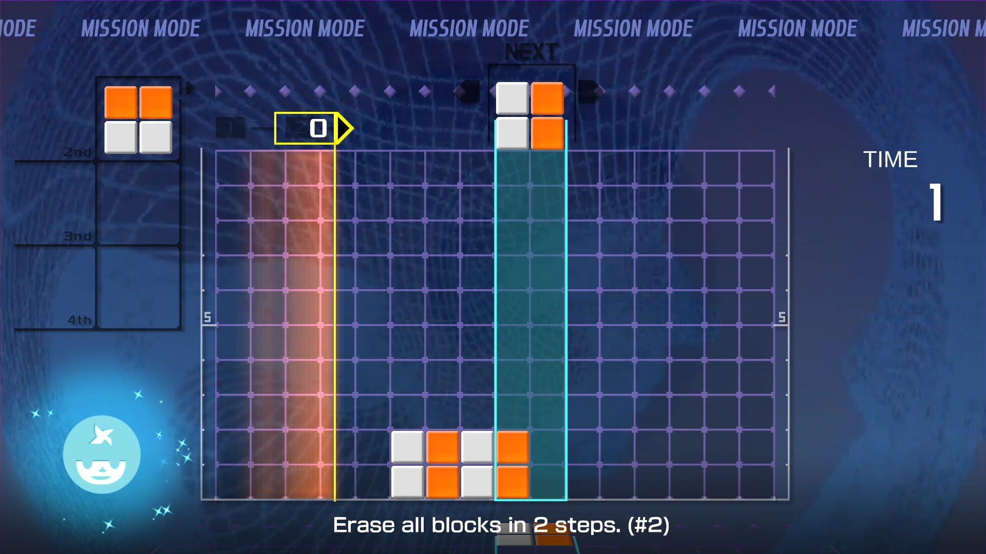 Lumines Remastered - gameplay screenshot