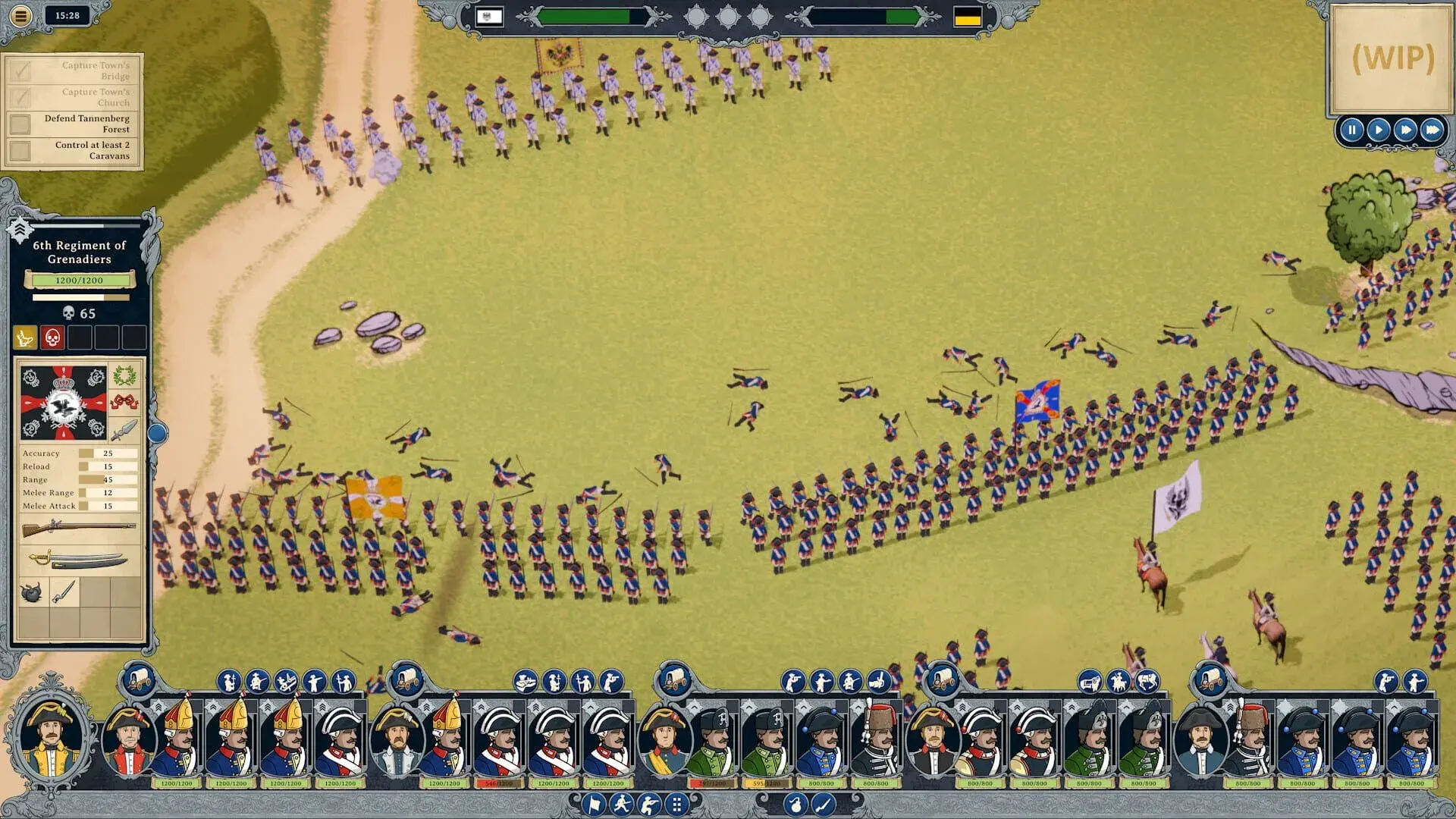 Master of Command - główny screenshot z gry