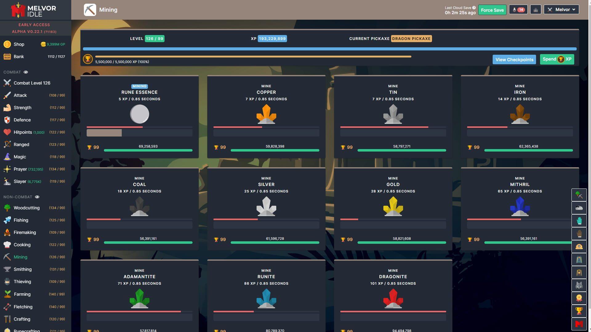 Melvor Idle - gameplay screenshot
