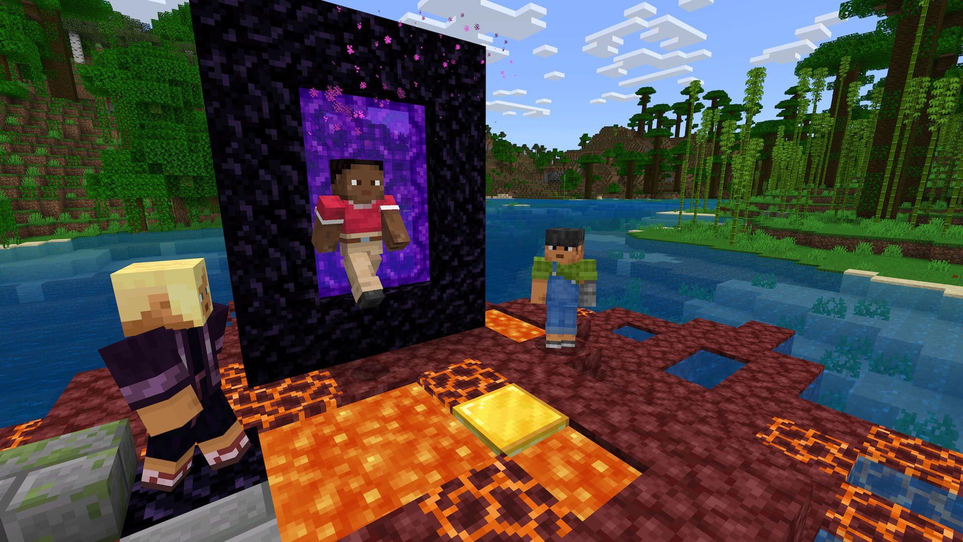 Minecraft - główny screenshot z gry