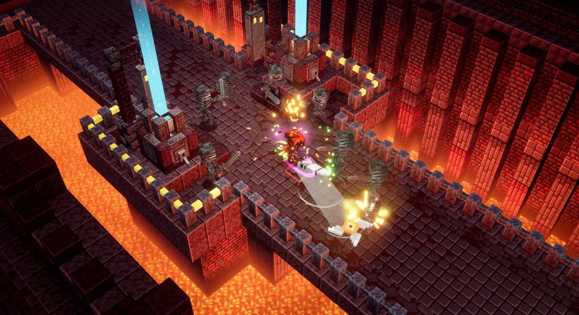 Minecraft Dungeons: Flames of the Nether - główny screenshot z gry