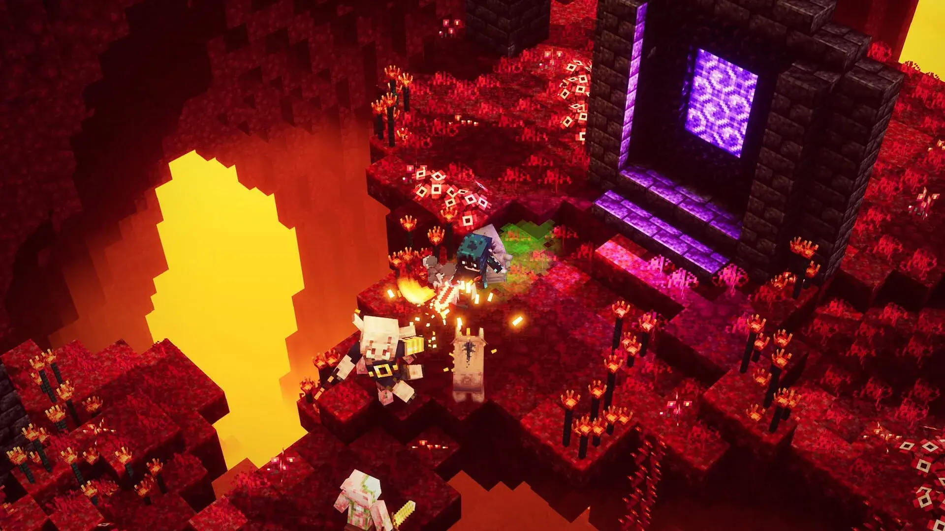 Minecraft Dungeons: Flames of the Nether - gameplay screenshot