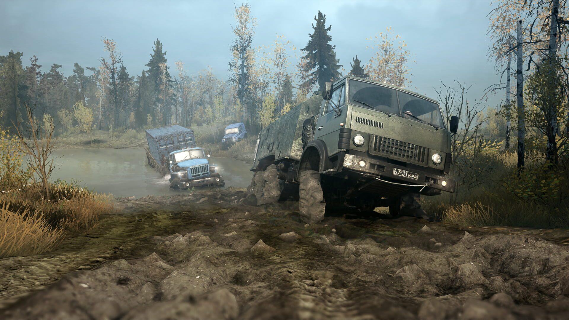 MudRunner - główny screenshot z gry