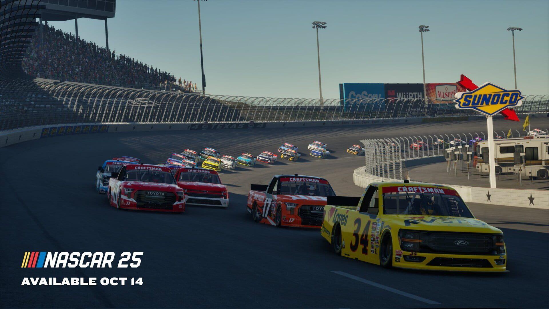 NASCAR 25 - akcja w grze