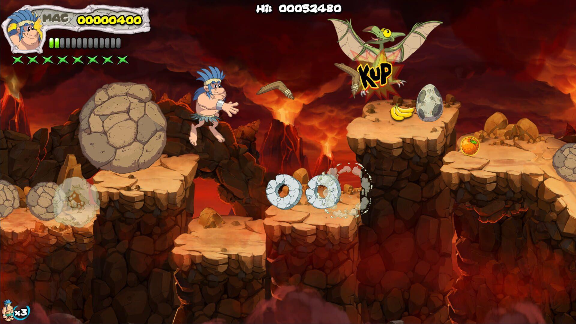 New Joe & Mac: Caveman Ninja - główny screenshot z gry