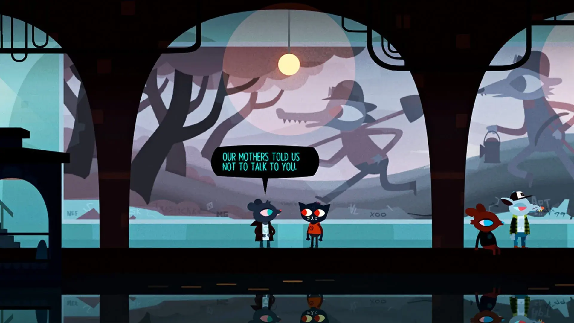 Night in the Woods - screenshot wysokiej jakości