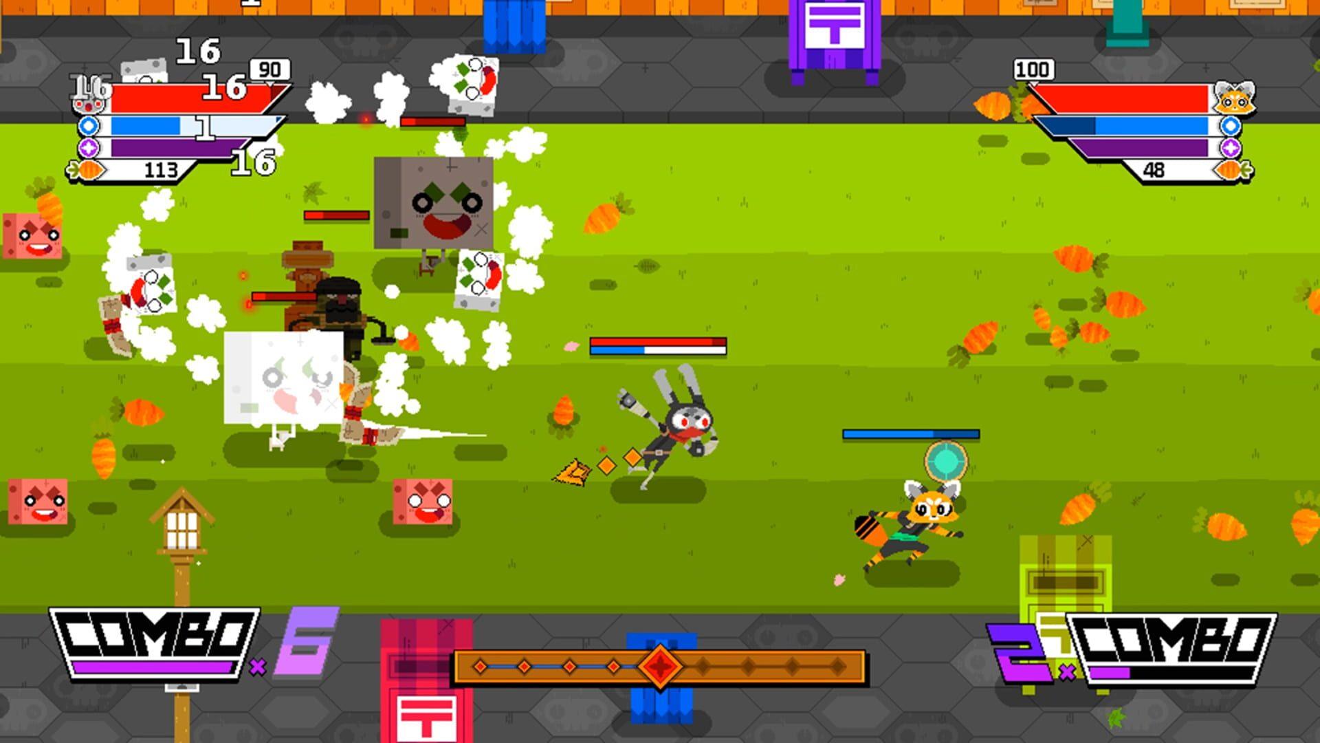 Ninjin: Clash of Carrots - gameplay screenshot
