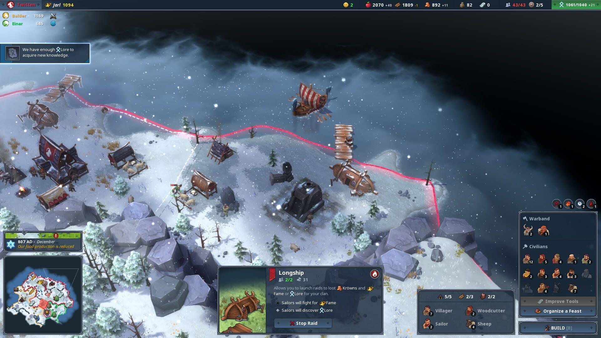 Northgard - świat gry, lokacja