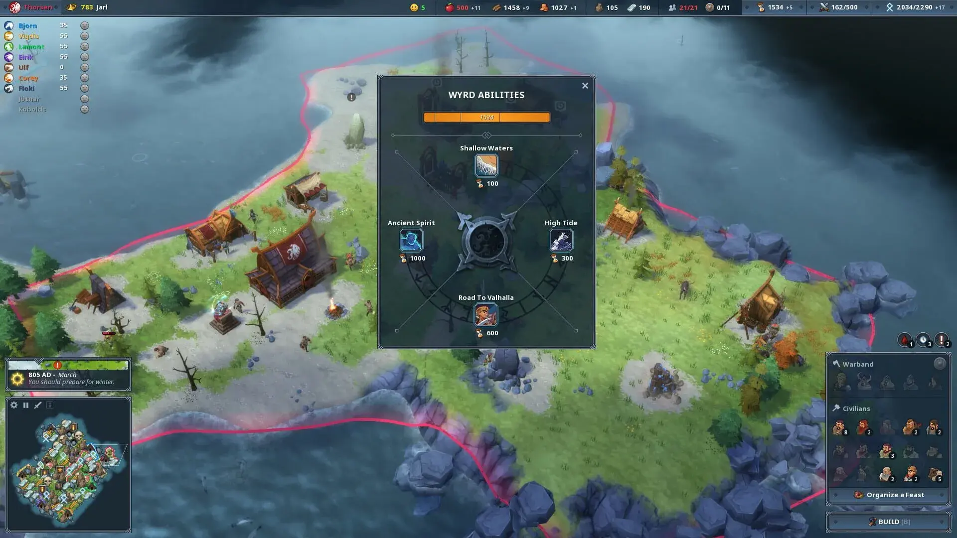 Northgard: Lyngbakr, Clan of the Kraken - obrazek z gry