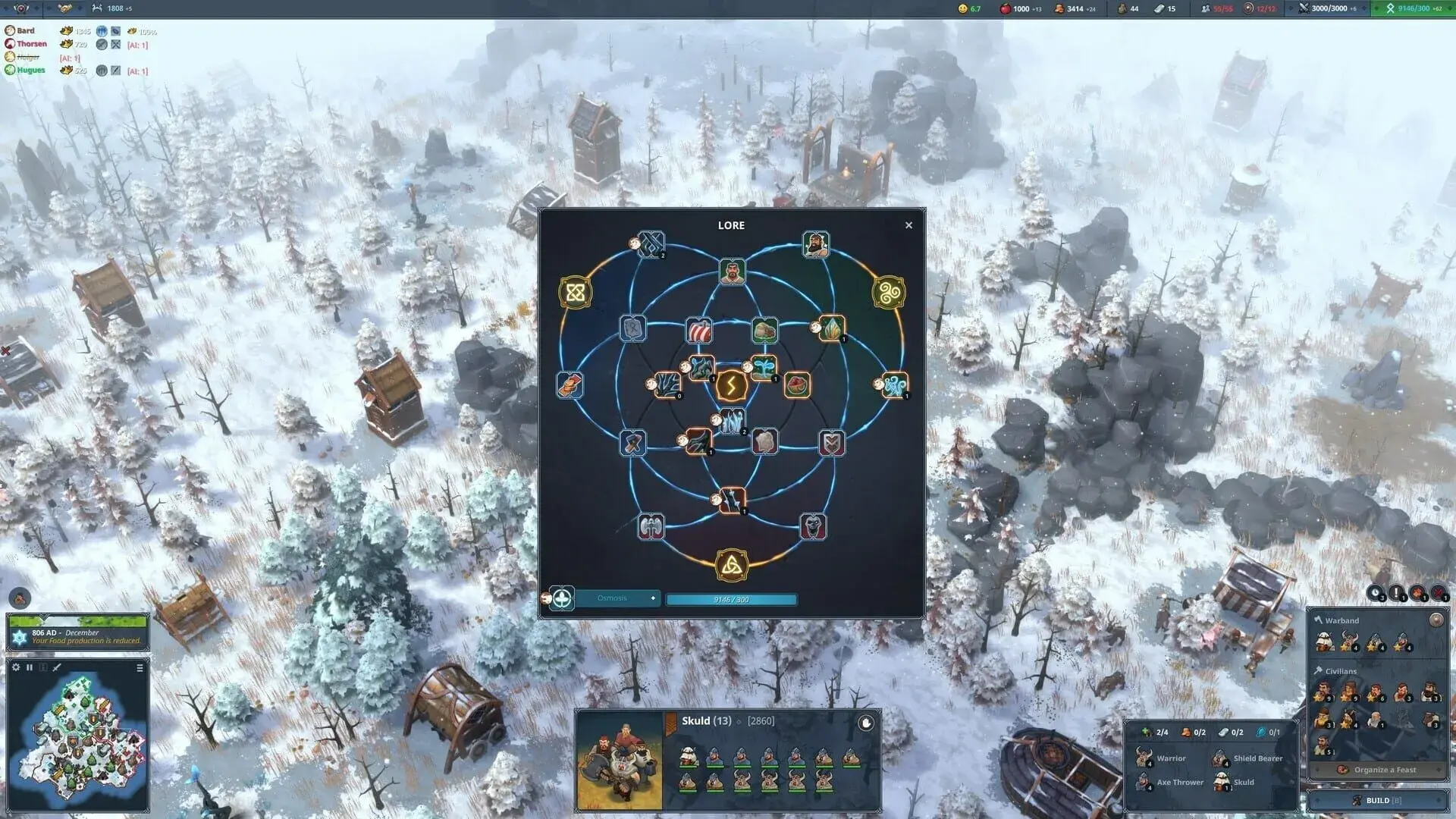 Northgard: Vordr, Clan of the Owl - główny screenshot z gry